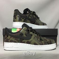 Nike Air Force 1'07 LV8 UK9 823511-201 Camo EUR44 US10 Camouflage Olive army 07