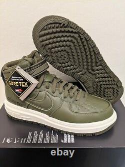 Nike Air Force 1 High GTX Boot Olive CT2815-201 Size 10.5 Goretex Army Green