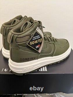 Nike Air Force 1 High GTX Boot Olive CT2815-201 Size 7 Goretex Army Green