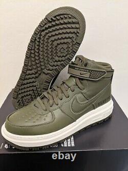 Nike Air Force 1 High GTX Boot Olive CT2815-201 Size 7 Goretex Army Green