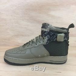Nike Air Force 1 SF AF 1 Mid Mens SZ 10.5 Shoes Green Olive Army Camo Special