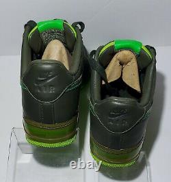 Nike Air Force 1 Supreme Max Air Dark Army Green Mens Size 9 316666-333 Retro