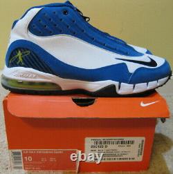 Nike Air Griffey Max 1 Swingman Remix Shoes White Royal Blue Black Volt 2 Men 10