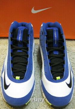 Nike Air Griffey Max 1 Swingman Remix Shoes White Royal Blue Black Volt 2 Men 10