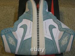 Nike Air Jordan 1 Retro High OG Shoes Turbo Green White Court Purple I Men 10.5