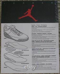 Nike Air Jordan 3 III Retro Shoes 2011 True Blue White Red Black Cement 4 Men 10