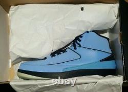 Nike Air Jordan II 2 Retro QF Candy Pack Shoes 2010 University Blue Black Men 10