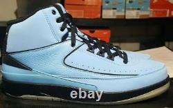 Nike Air Jordan II 2 Retro QF Candy Pack Shoes 2010 University Blue Black Men 10