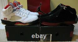 Nike Air Jordan Retro Shoes 5 18 CDP Countdown Pack White Fire Red Black Men 10