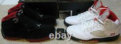 Nike Air Jordan Retro Shoes 5 18 CDP Countdown Pack White Fire Red Black Men 10