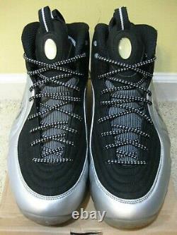 Nike Air Max 1/2 Cent Shoes 2009 Black Silver Penny Foamposite One Pro Men 10.5