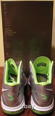 Nike Air Max Lebron 8 VIII P. S Shoes 2011 DunkMan Silver Green Jordan 5 Men 10.5