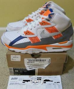 Nike Air Max Trainer SC High Bo Jackson Shoes 2009 White Gray Orange Kobe Men 10