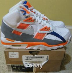 Nike Air Max Trainer SC High Bo Jackson Shoes 2009 White Gray Orange Kobe Men 10