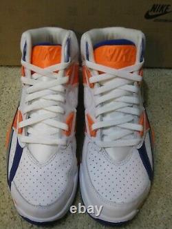 Nike Air Max Trainer SC High Bo Jackson Shoes 2009 White Gray Orange Kobe Men 10