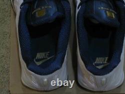 Nike Air Shox R4 Shoes 2009 White Navy Blue Gold TL BB4 Max 90 95 Jordan Men 10