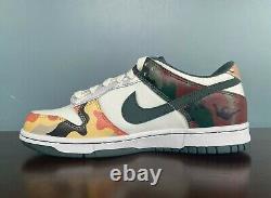 Nike Dunk Low SE GS Sail Multi-Camo Size 6Y/Women's Size 7.5 DB1909-100