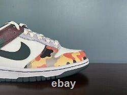 Nike Dunk Low SE GS Sail Multi-Camo Size 6Y/Women's Size 7.5 DB1909-100