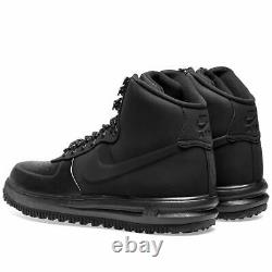 Nike Lunar Force 1 Duckboot 18 Triple Black BQ7930-003 Men Shoes 100%LEGIT HiTop