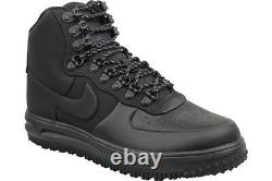 Nike Lunar Force 1 Duckboot 18 Triple Black BQ7930-003 Men Shoes 100%LEGIT HiTop