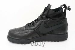 Nike Mens 11 Air Force 1 Gore-tex High Triple Black CQ7211-003 Shoes Sneakers