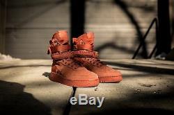 Nike SF Air Force 1 Dusty Peach Exclusive Mens Trainers Boots 864024-204 UK 7.5