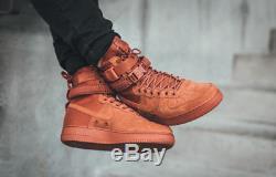 Nike SF Air Force 1 Dusty Peach Exclusive Mens Trainers Boots 864024-204 UK 7.5