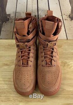 Nike SF Air Force 1 High Boots Dusty Peach 864024-204 Mens Size 11