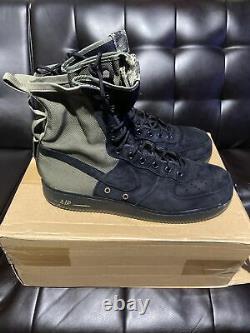 Nike SF Air Force 1 High Olive Black Camo Edition Size 12