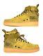 Nike Sf Air Force 1 Mid Af1 Special Fields Dessert Moss 917753-301 Mens Sz 8
