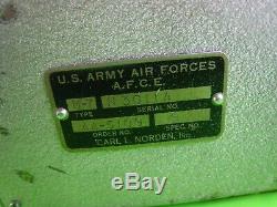 Norden M7 Gyro US Army Air Force WWII 1940's. Nice