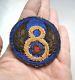 Old Ww 2 Usaaf 8th Air Force Theater Made Bullion Patch European American Army