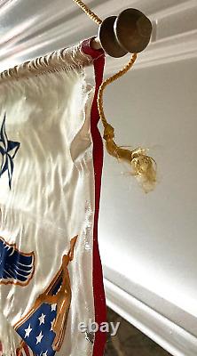 ORIGINAL WW2 U. S. ARMY AIR FORCES SON-IN-SERVICE WINDOW BANNER c1943