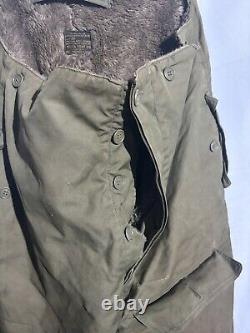 ORIGINAL WWII US ARMY AIR FORCE A10 SZ 36 WAIST FLIGHT Fur Lined TROUSERS