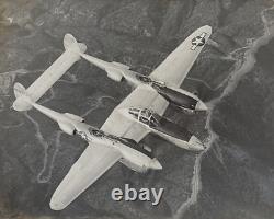 Official War Dept! Ww2 Us Army Air Forces P-38 Lightning Fighter Plane Photo