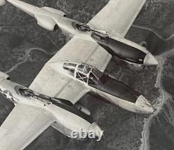 Official War Dept! Ww2 Us Army Air Forces P-38 Lightning Fighter Plane Photo