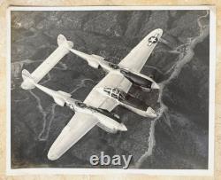 Official War Dept! Ww2 Us Army Air Forces P-38 Lightning Fighter Plane Photo