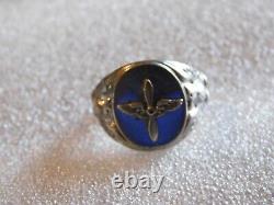 Old World War II WWII United States Army Air Corp Men's Ring Size 10