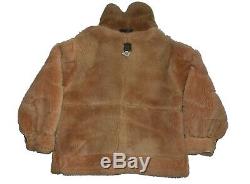 Orchard Army Air Force Branded B-3 Shearling Sheepskin Leather Bomber Jacket