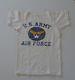 Original! 1940's Wwii Us Army Air Force Usaf T-shirt, White Cotton, Vintage