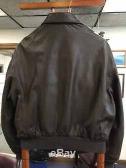 Original Cooper A-2 Leather Flight Jacket With 8th Army Airforce Patch