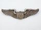 Original Early-wwii Us Army Air Force Pilot 3 Wings Sterling Silver Amcraft
