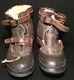 Original Scarce Air Force Ww2 A-6a Leather Flight Boots Army Military War Combat