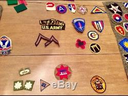 Original US WW 2 Army Air Force Huge Lot of Military Insignia Lt. Colonel