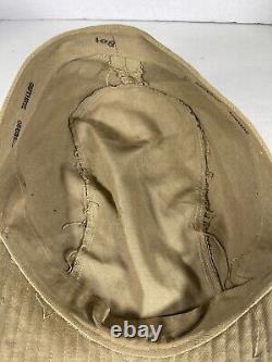 Original WW2 CBI Theater Made USAAF B-1 Flying Cap Style Hat US Army Air Force