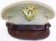 Original Ww2 Tan Top Us Army Air Force Officer Visor Cap With Eagle Usaaf