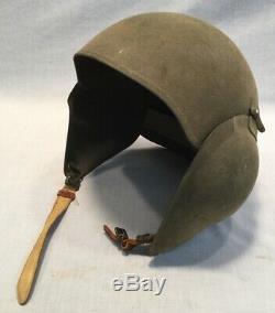 Original WW2 U. S. Army Air Forces (AAF) M5 Flak Helmet with Liner, Excellent