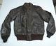 Original Wwii Pilot's A-2 Leather Flight Jacket Usaaf Us Army Air Forces