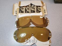 Original WWII Polaroid U. S. Army Air Force Flying Goggles AAF B-8 in Box, M-1944