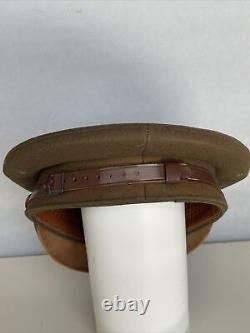 Original WWII US Army Air Force Air Corps Visor Crusher Hat Cap size 7